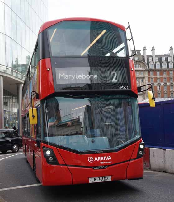 Arriva London Volvo B5LH Wright HV303